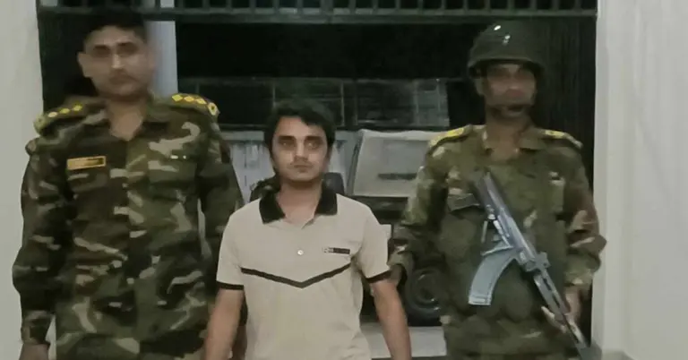 আটককৃত রাজিউন হক সাগর
